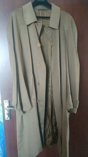 женские утепленные плащи: Пальто Кашимир БРЕНД куплено в Италии размер большой и росткак новый — 1