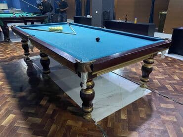 kiy bilyard: - 10 fut Rus bilyard stolu satılır – tam aksesuar komplekti ilə — 5
