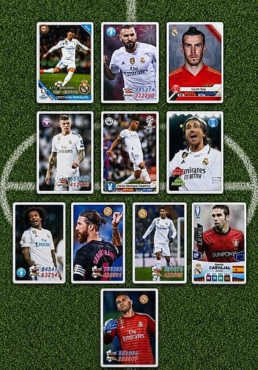 Məhsul: Real Madrid futbolçu kolleksiya kartları dəsti Təsvir: - — 3