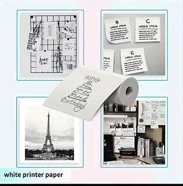 Masaüstü kompüterlər və iş stansiyaları: Çəhrayı rəng mini printer satılır. Üzərində 13 rulon da verilir. 3 — 4