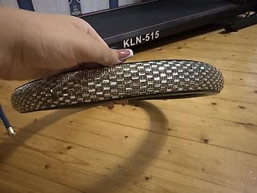 mini karavan: Qara dəri sükan üzlüyü – kristal daş işləməli - Material: yumşaq süni — 3