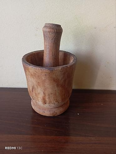 ezme: Alüminium havan (dibçək formalı, klasik dizayn) - Material: tökmə — 9