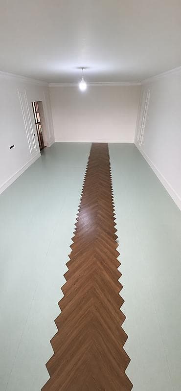 kafel işi: Parket və laminat döşəmə işləri - Dizaynlar: balıqqulağı — 6