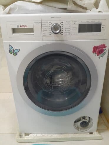 Вентиляторы: Стиральная машина Bosch, 9 кг, Б/у, Автомат, Есть сушка, Нет кредита, Самовывоз — 1