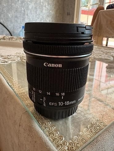motorlar: Canon EF-S 10-18mm f/4.5-5.6 IS STM ultra-geniş bucaq obyektivi - — 1