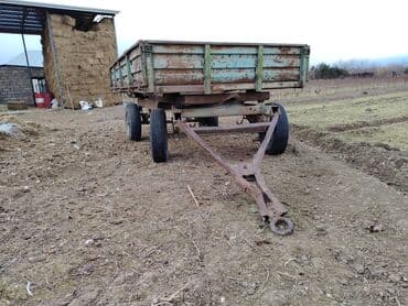 masin disk: Kənd təsərrüfatı qoşqusu (2 oxlu) - Traktor üçün qoşqu, halqalı dartı — 4