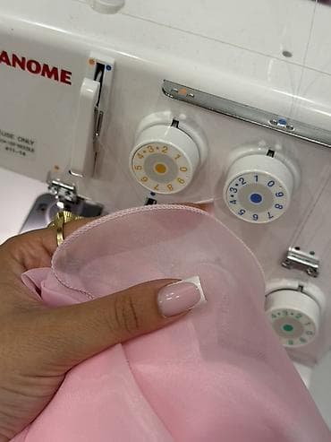 Tikiş maşınları: JANOME MyLock 205D overlok (kordane) tikiş maşını Heç istifadə — 2