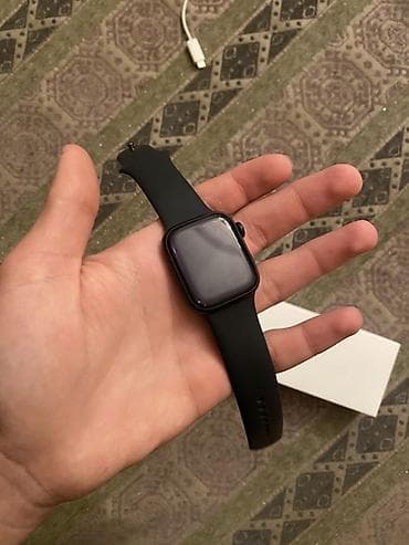 Смарт часы: Смарт часы, Apple, Водонепроницаемый, цвет - Черный — 3