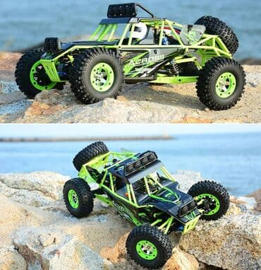 rc car: Wltoys 12428 Rc Car 1/12 Scale. 4WD .2.4Ghz 5Km/h speed.540 Brushed — 4