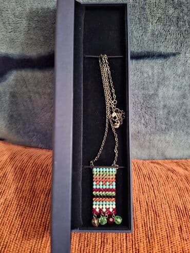 Çantalar: Swarovski boyunbağı - Brend: Swarovski (orijinal qutu ilə) - — 2