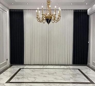 sekiller videolar: İkitəbəqəli pərdə dəsti – hazır quraşdırma üçün - Dizayn: İkiqat — 1