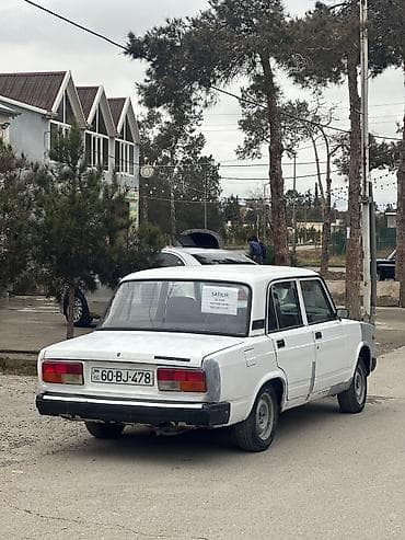 mersedes diski teker: VAZ 2107, 1999-cu il buraxılış - Ağ rəng, 4 qapılı sedan - Mexaniki — 2