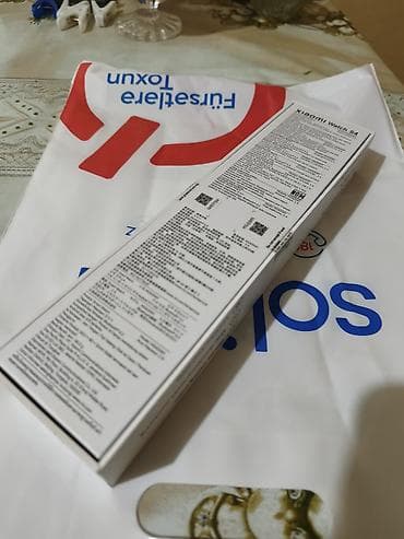 iphone telefon saat: Yeni, Smart saat, Xiaomi, Sensor ekran, rəng - Gümüşü — 4