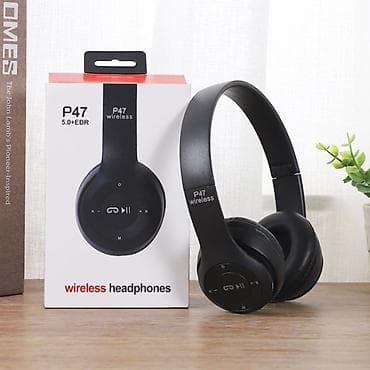 kou zone wireless lavalier microphone: P47 Wireless Over‑Ear Qulaqlıq - Bağlantı: Bluetooth 5.0 + EDR - Növ — 1