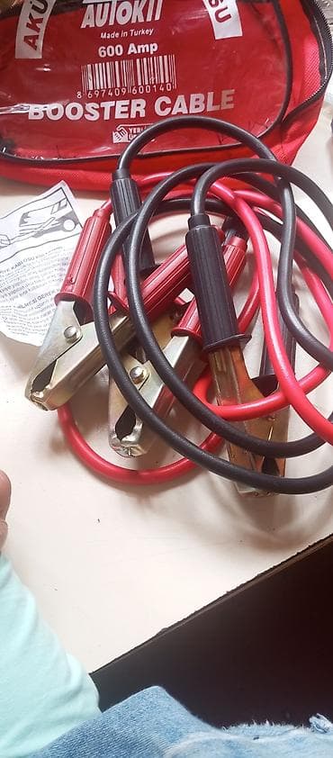avtomobil çantası: AUTOKIT akü təqviye (booster) kablosu - Güc: 600 Amp - İstehsal — 2