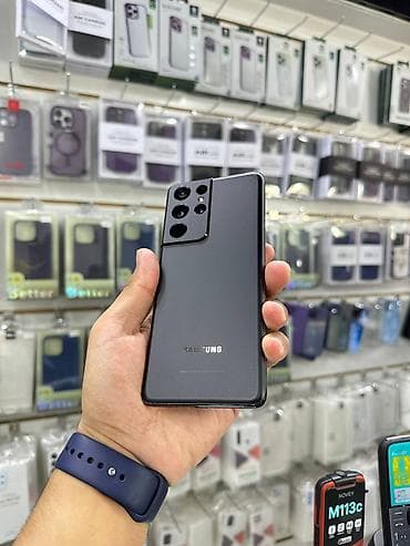 komputer 16 gb ram: Samsung Galaxy S21 Ultra, 256 GB, rəng - Qara — 4