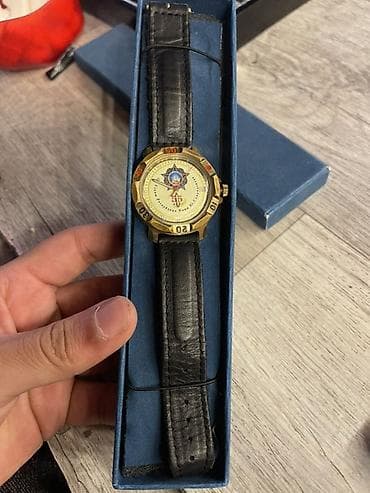 Zərgərlik əşyaları: Qol saatı, Vostok, rəng - Qızılı — 1