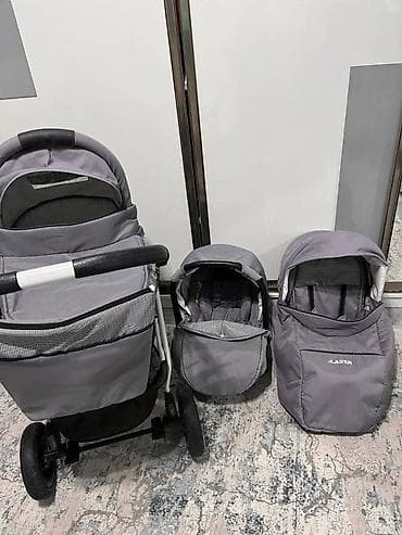 Uşaq arabası İstifadə olunmadığı üçün satilir Keyfiyyətli məhsuldur — 1