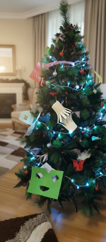 projektor zvezdano nebo: Oyunçagları ilə və işiglı lampıçkalari ilə
Uzunlugu 1.80 — 2