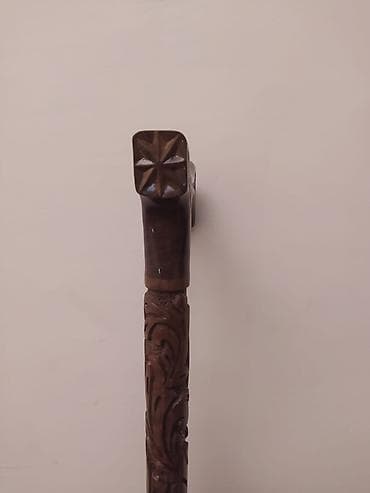 Tibbi avadanlıq: Əl oyma ağac əsalı – dekorativ və gündəlik istifadə üçün.təmiz el işi — 3