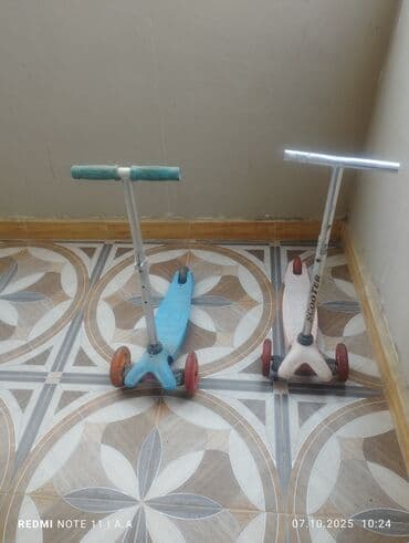 Uşaq skuterləri – 2 ədəd - Model: 3 təkərli uşaq skuteri - Rənglər