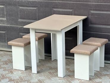 yazı masa: Mətbəx üçün, Yeni, 4 stul — 2