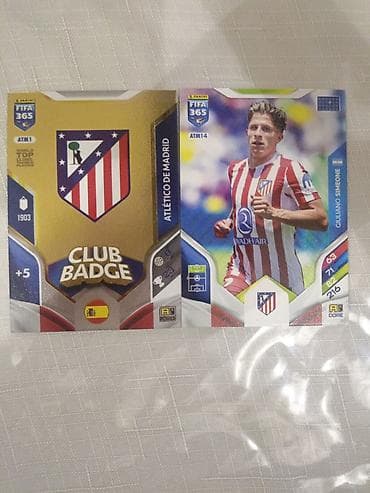 fifine: Panini FIFA 365 kolleksiya kartları – Atlético de Madrid Seti Logo(2 — 1