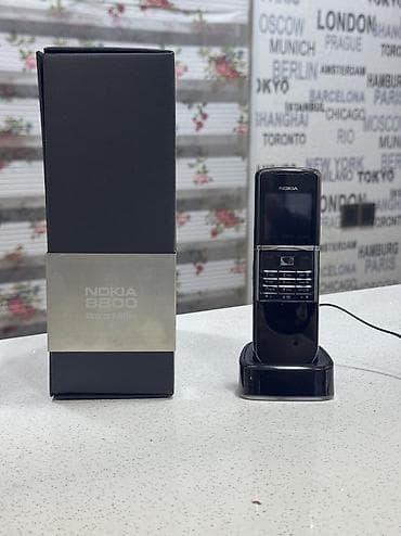 Nokia 8 Sirocco, < 2 GB Memory Capacity, rəng - Qara, Düyməli