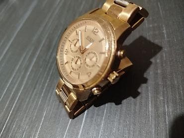 qizil qol saatlari satisi: Qol saatı, Guess, rəng - Qızılı — 4