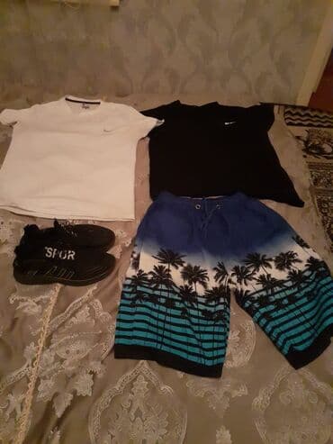 trapes şalvar cins: İdman dəsti, Nike, M, rəng - Ağ — 2