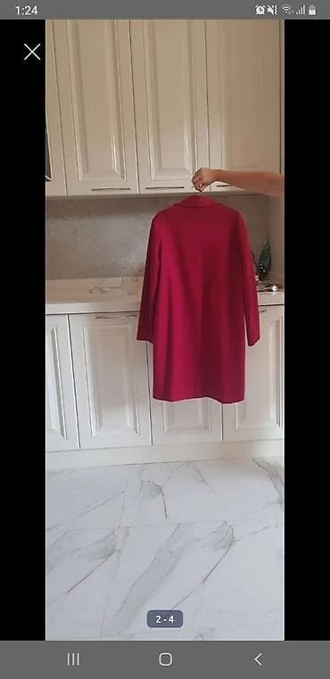 acki sekilleri: Palto, Mango, M, rəng - Qırmızı — 3