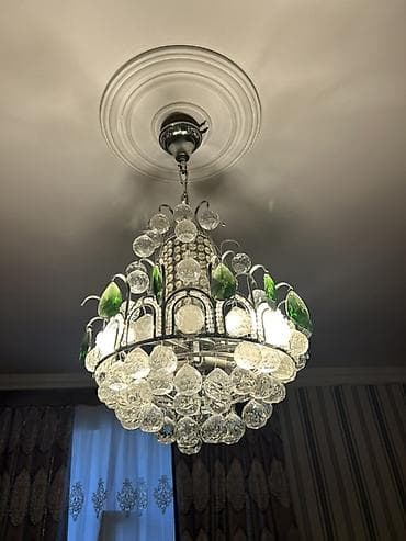 novruz dekorlar: Çılçıraq, 10 və daha çox lampa, Xrustal — 2