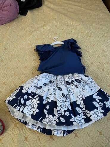 uşaq geyimlərinin kirayəsi: Yubka altı tül köynək kostyum 5-7 yaş — 1