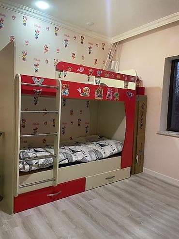 Oğlan və qız üçün, Çarpayı, Matrassız, Siyirməli