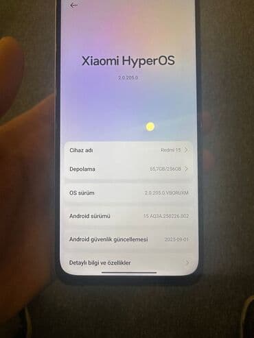 redmi note 16 pro max qiymeti: Xiaomi Redmi 15 – 256 GB yaddaşlı smartfon - Rəng: qızılı (arxa — 2