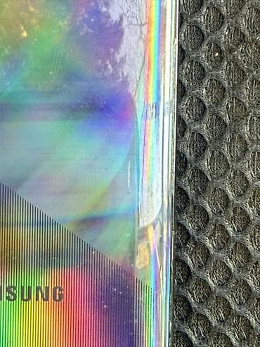 mobil divar kağızları: Samsung smartfon arxa qapağı (orijinal), parıltılı/prizma effektli — 1