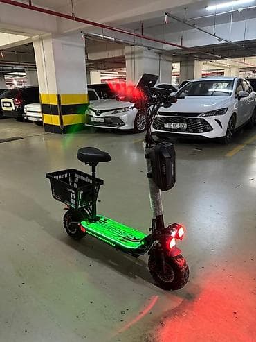 salcano baki: Elektrik skuter – E-SCOOTER - Güclü ikili ön fənərlər və arxa — 5