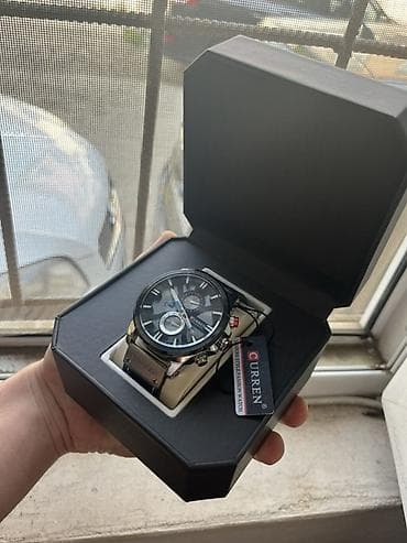 curren saatlari: Yeni, Qol saatı, Curren, rəng - Qara — 2