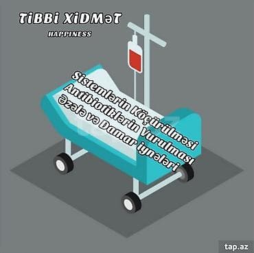 Peyk antenalarının quraşdırılması: Tibbi Xidmət - Əzələ daxili və damar daxili iynələrin peşəkar şəkildə — 8