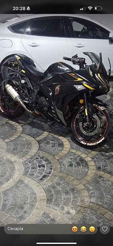disk kalpaklar: CHOTO sport motosiklet - Korpus: tam örtülü sport (fairing) dizayn — 1