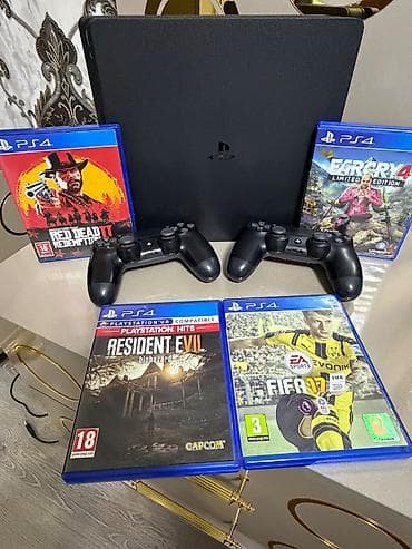 Playstation 4 Slim 500GB Tam İdeal Vəziyyətdə Ustada Təmirdə Olmuyub — 1