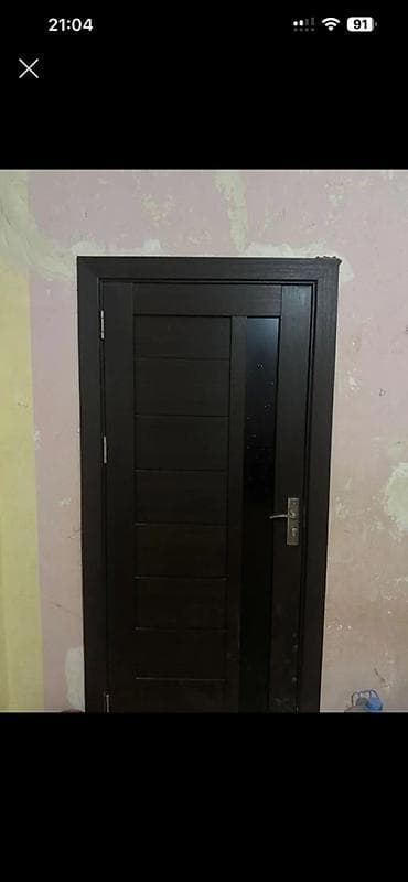 3 ədəd Qapı – daxili istifadə üçün, müasir dizayn - Material: taxta