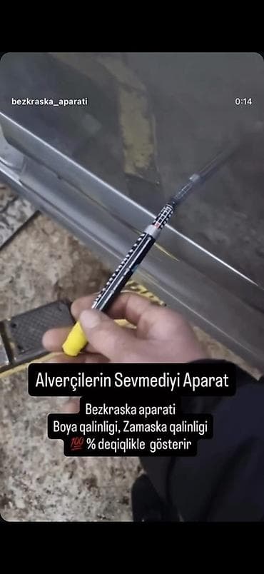 avtomobil boyaları: Bezkraska aparati Alvercilerin, Servislerin sevmediyi aparat. Məhsul — 6