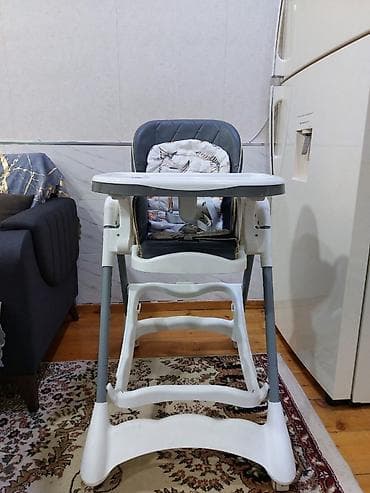 Yemək masaları, oturacaqları: Uşaq yemək stulu - Rahat və təhlükəsiz yemək üçün yüksək stul - — 1