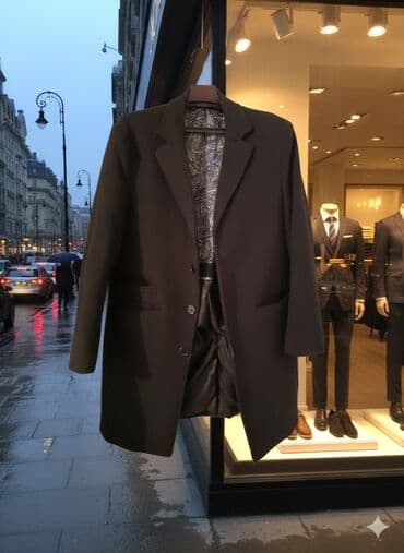 dublyonka dublonka дублёнка: Palto, One size, rəng - Qara — 1