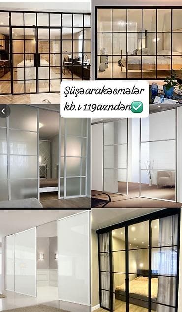Şəffaf arakəsmə, Açılan, Ödənişli quraşdırma
