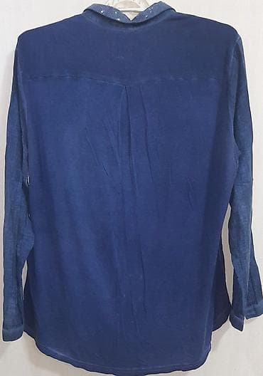 richard mile: Qadın köynəyi – MILANO Italy, ölçü 44 - Rəng: tünd mavi/denim tonları — 2