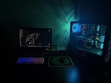 Gaming masaüstü kompüter seti GamingPC. Video Kart(GPU): Galax