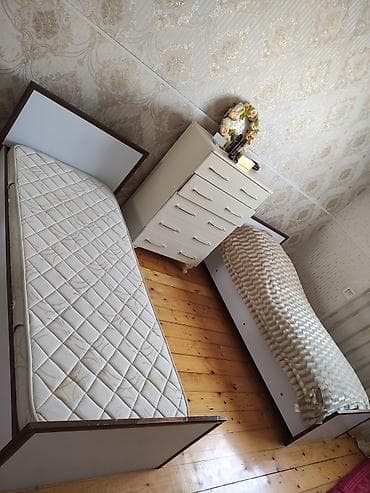 ucuz matras: İşlənmiş, Təknəfərlik çarpayı, Bazasız, Matras ilə, Siyirməsiz — 4