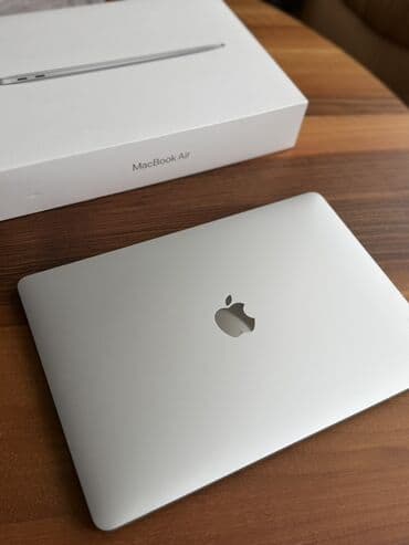 macbook дешево: Apple MacBook Air (gümüş rəng). Qutusu mövcuddur. Əsas xüsusiyyətlər — 4